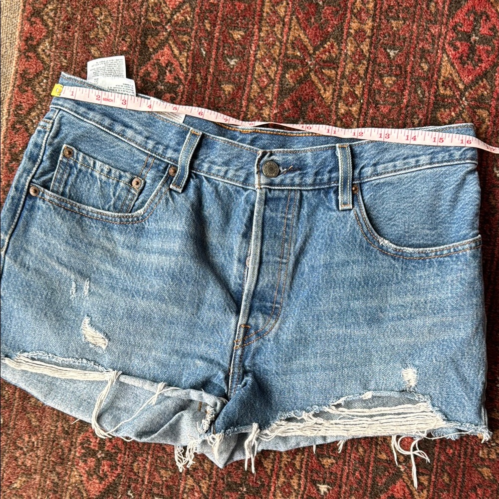 Denim Distressed Women Shorts